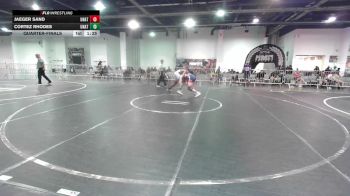 165 lbs Quarterfinal - Jaeger Sand, Unattached vs Cortez Rhodes, Unattached
