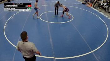 165 lbs Finals (8 Team) - Carter Peterson, Grand Island vs Cooper Junge, Lincoln East