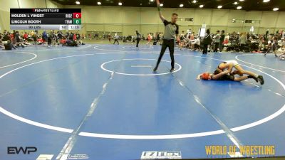 90 lbs Rr Rnd 5 - Holden L Yingst, Regulators 9U 2 vs Lincoln Booth, Team Savage 9U