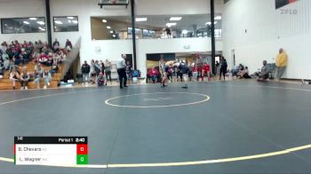 141 lbs Champ. Round 2 - Logan Wagner, Marian University (IN) vs Bryan Chevaro, Ancilla College