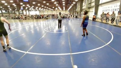 160 lbs Round 2 (10:30am Friday) - Brody Clemons, Minion Black vs Amaris Jackson, Great Neck W.C