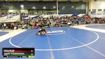 133 lbs Champ. Round 1 - Zach Miller, Carthage College vs Robert Vukobratovich, Loras