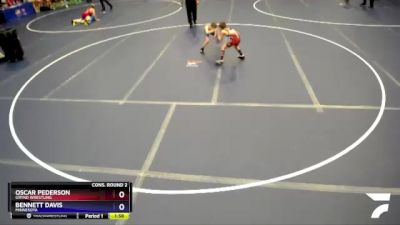 67 lbs Cons. Round 2 - Oscar Pederson, Grynd Wrestling vs Bennett Davis, Minnesota