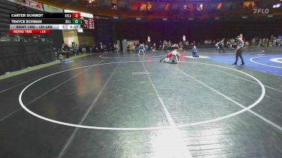 133 lbs Consi Of 16 #2 - Carter Schmidt, Oklahoma vs Trayce Eckman, Bellarmine