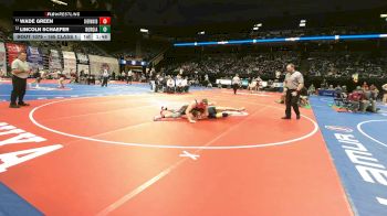 165 Class 1 lbs Champ. Round 1 - Wade Green, Sherwood vs Lincoln Schaefer, St. Francis Borgia