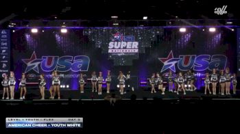 American Cheer - YOUTH WHITE [2026 L1 Youth - Flex Day 3] 2026 USA All Star Super Nationals