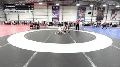 138 lbs Consi Of 16 #1 - Luca Brown, MD vs Mason Knight, VA
