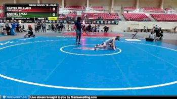 82-86 lbs Round 3 - Gabriel Sacks, North Carolina vs Carter Williams, CORE Wrestling