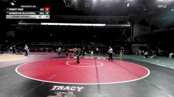 110 lbs Champ. Round 1 - Trinity Diaz, Ripon vs Ahrieeyah Blackwell, Woodcreek