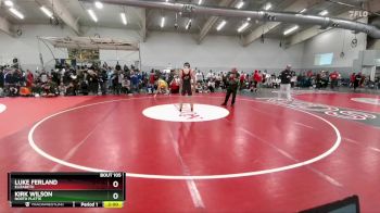 132 lbs Champ. Round 1 - Luke Ferland, Elizabeth vs Kirk Wilson, North Platte