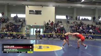 165 lbs 1st Place Match - Austin Lamb, Rochester Institute Of Technology vs Nicholas Sacco, The College Of New Jersey