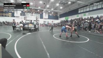 157 lbs Champ. Round 3 - Arman Ohanian, World Team Training Center vs Daniel Espitia, Legacy Wrestling Center