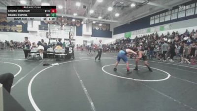 157 lbs Champ. Round 3 - Arman Ohanian, World Team Training Center vs Daniel Espitia, Legacy Wrestling Center