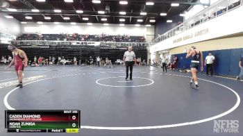 157 lbs Cons. Round 4 - Caden Diamond, Sacramento City College vs Noah Zuniga, Cerritos