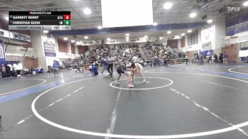 120 lbs Champ. Round 2 - Christian Gijon, La Mirada vs Garrett Berry, Alta Loma