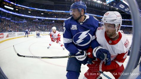 Detroit's Darren Helm On Both Sides Of A Big Hit