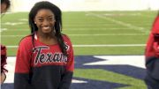 Simone Biles Becomes Honorary Texans Cheerleader