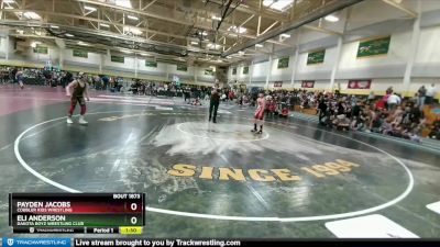 85 lbs Quarterfinal - Payden Jacobs, Cobbler Kids Wrestling vs Eli Anderson, Dakota Boyz Wrestling Club