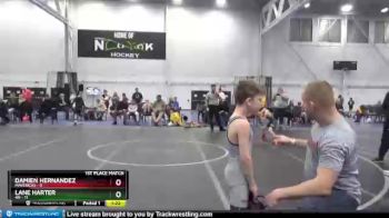 56 lbs Finals (2 Team) - Lane Harter, 4M vs Damien Hernandez, Mavericks