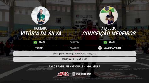 Ana Julia Conceição Medeiros vs Barbara Vitória Da Silva 2025 ADCC Brazilian Nationals