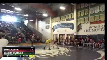 113 lbs Semis And Backside - Brandon Baldonado, Temecula Valley vs Evan Slaughter, Cimarron Memorial