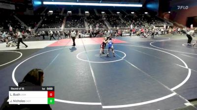 62 lbs Round Of 16 - Lakaia Bush, Lockwood WC vs Jackson Nicholas, Eastside United WC