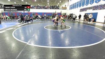 113 lbs Cons. Round 3 - Brody Lynch, Lewiston vs Brock McGreal, Potlatch