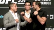 Robert Whittaker And Luke Rockhold Square Up In Perth