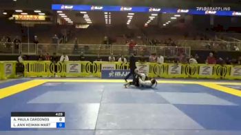 ANA PAULA CARDONOS DO NAS vs LAURA ANN HEIMAN MARTINS 2021 Pan Jiu-Jitsu IBJJF Championship