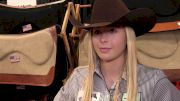 Ainslee Morris Gears Up For The Breakaway Roping At The 2017 Junior NFR