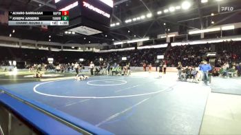 113 lbs Champ. Round 2 - Joseph Argeris, Tumwater vs Alvaro Barragan, Wapato