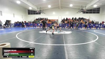 144 lbs Cons. Round 4 - Sergio Sandoval, Righetti vs Dominik Rojas, Cabrillo