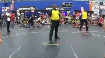 92 lbs Quarterfinals (8 Team) - Ryker Hackney, Untouchables White vs Landon Schulte, Combative Sports Athletic Center