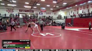 170 lbs 3rd Place Match - Jace Tippet, North Scott vs Jordan Buford, Midland