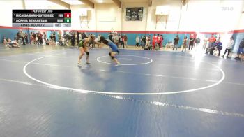 Girls 125 lbs Cons. Round 2 - Sophia Sevaaetasi, Monterey Girls vs Micaela Barr-Gutierrez, Presentation&nbsp;Girls