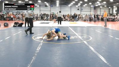 96 lbs Round 1 - 9:00am Saturday - Jett Whiteley, Select vs Dominic Pizzuli, Westshore D.S.