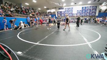 70-74 lbs Rr Rnd 2 - Laneigh Jo Cartwright, Midwest City Bombers Youth Wrestling Club vs Savannah Van Dusen, Tecumseh Youth Wrestling
