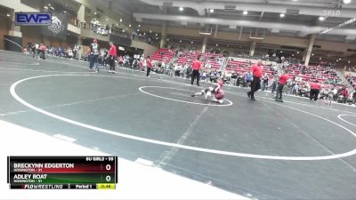 55 lbs Cons. Round 2 - Adley Roat, Hoisington vs Breckynn Edgerton, Hoisington