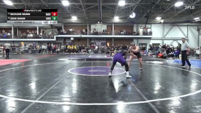 184 lbs Cons. Round 2 - Zion Shaw, Cornell College vs McKade Munn, Wartburg