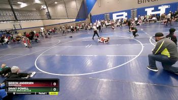 62 lbs Quarterfinal - Gideon Andersen, Team Prestige vs Savai`i Powell, Charger Wrestling Club