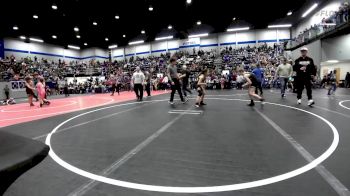 90 lbs Consolation - Julietta Valencia, Midwest City Bombers Youth Wrestling Club vs Jack Freeland, Norman North