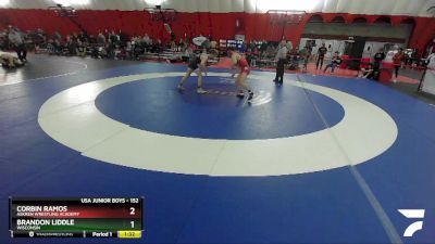 152 lbs Semifinal - Corbin Ramos, Askren Wrestling Academy vs Brandon Liddle, Wisconsin