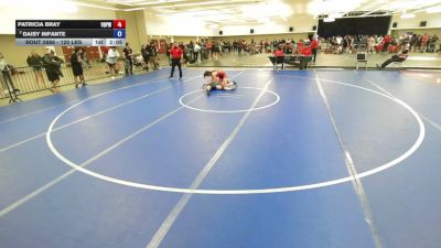 120 lbs Semis - Patricia Bray, Vasky Bros\Pitman Wrestling Club vs Daisy Infante