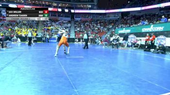 2A-144 lbs Champ. Round 2 - Andrew Tjaden, Anamosa vs Jax Miller, West Delaware, Manchester