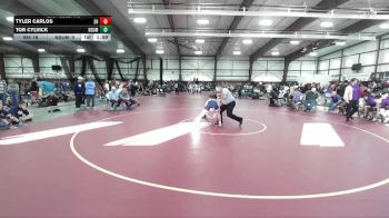 132 lbs Finals (4 Team) - Tyler Carlos, Salem Hills vs Tor Cylvick, North Summit