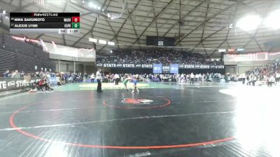 Girls 2A 115 lbs Champ. Round 1 - Alexis Lynn, Clover Park (Girls) vs Nina Sakumoto, Washington (Girls)