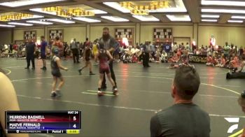 58 lbs Round 4 (6 Team) - Mia Barro, MGW- Bangster Berry vs Honor Pluchino, MGW-Radical Skadattle