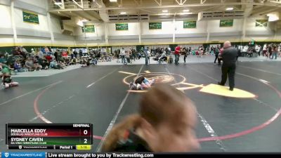 65 lbs Semifinal - Marcella Eddy, Douglas Wrestling Club vs Sydney Caven, Da Vinci Wrestling Club