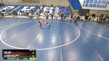 48-50 lbs Round 2 - Camden Balliett, Roy Wrestling Club vs Ace Abe, Westlake