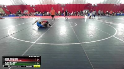 141-145 lbs Round 2 - Jude Bailey, Waska/BBE vs Jace Conner, Iowa Grant/Highland